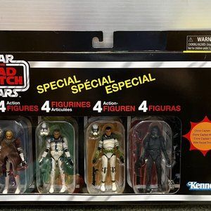 Star Wars THE BAD BATCH Vintage Collection HASBRO Special Edition 4 Pack 15”x11”